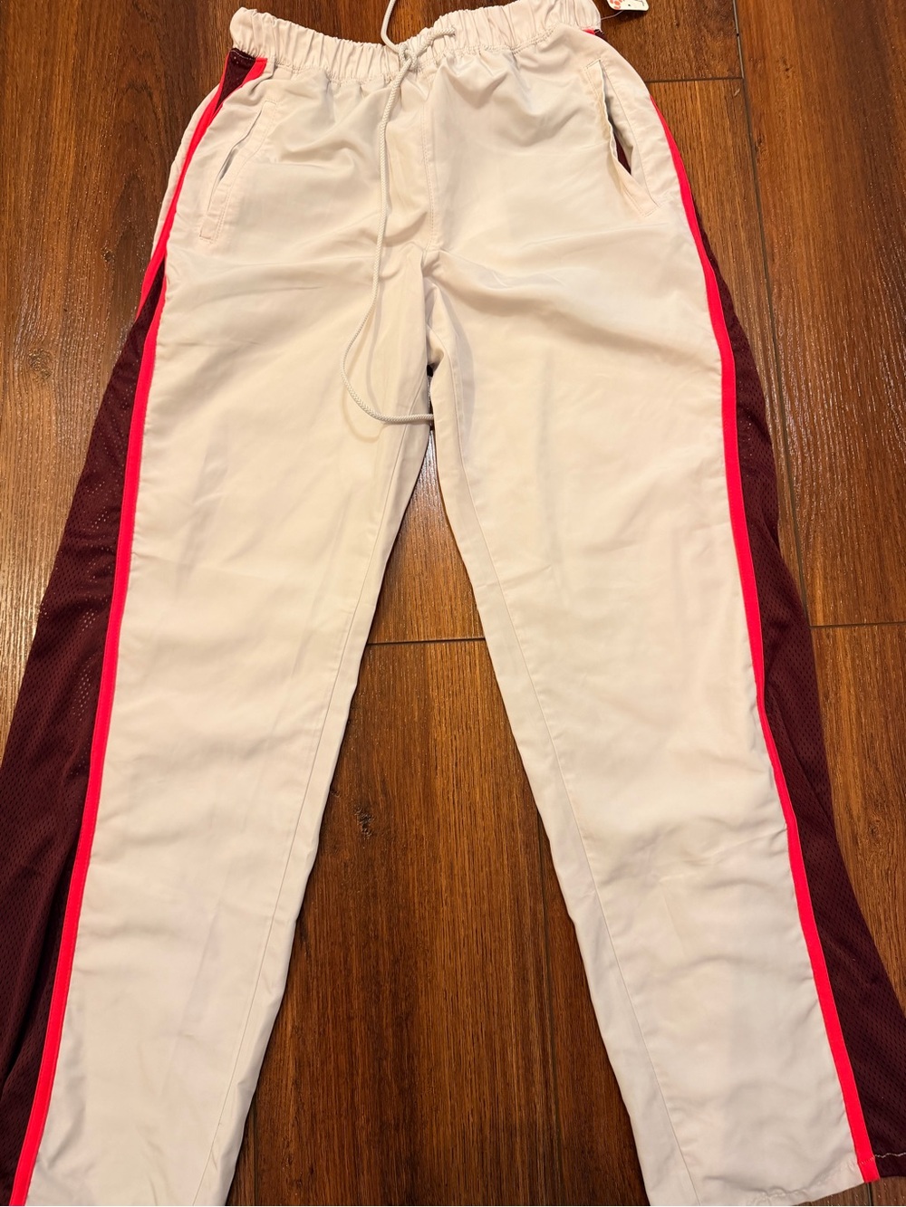 Free people movement Track Pants maroon  orange